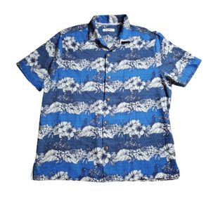 Tommy Bahama Islandzone Floral Shirt Sz Lx
